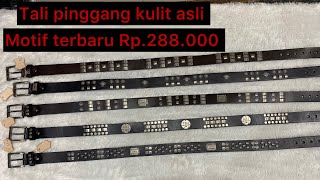 Sabut tali pinggang kulit asli Rp288000 bisa tahan sangat lama puluhan tahun [upl. by Kennan]