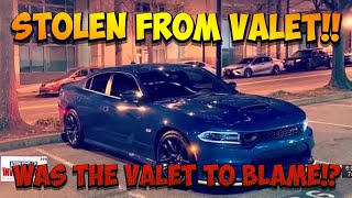 DODGE CHARGER SCAT PACK STOLEN FROM VALET AND THEN USED TO STEAL OTHER CARS [upl. by Teirrah509]