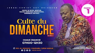 CULTE DU DIMANCHE 12 MAI 2024 Avec Ev CLAUDE KABUNDI WALESA [upl. by Rotsen699]