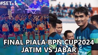 DUEL SENGIT RIVAN CS JATIM VS YUDI KENDIL CS JABAR  FINAL BPN CUP 2024 FULL SET 1 [upl. by Nations358]