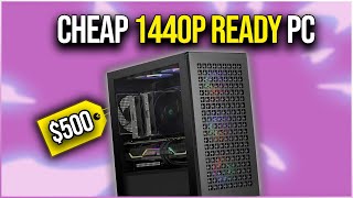 BEST Budget 1080p High 500 Gaming PC Build in 2024 🎮1440p Ready [upl. by Gayler]