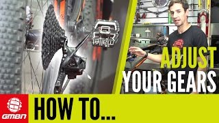 How To Adjust  Index Your Gears – Mountain Bike Maintenance Tips [upl. by Oiruam]