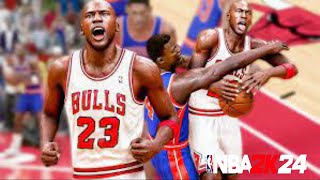 JORDAN vs THE BAD BOYS｜ OLD SCHOOL HOOPS ｜Pistons 9192 vs Bulls 9192 ｜4K HDR ｜ [upl. by Bevan]