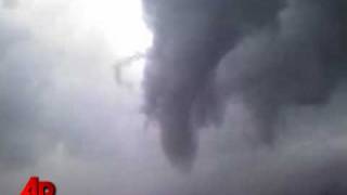 Raw Video Tornado Touches Down in Western NY [upl. by Enyamrahs593]