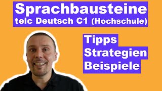 Sprachbausteine  TippsStrategienBeispiele  telc Deutsch C1 Hochschule [upl. by Fidela1]