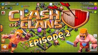 CLASH OF CLANS EP3  LES BARBARES CEST TRES CON   LETS PLAY [upl. by Rosabel522]