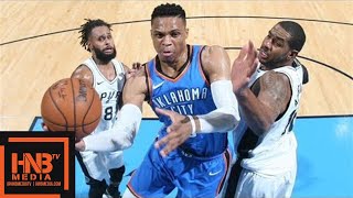 Oklahoma City Thunder vs San Antonio Spurs Full Game Highlights  March 10  201718 NBA Season [upl. by Eisteb]