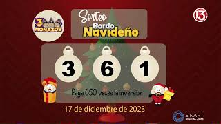 🔴🎥 EnVivo Sorteo de Lotería Nacional  Gordo Navideño 2023 [upl. by Bryce959]