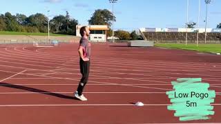 Plyometrics session for distance runners [upl. by Salema732]