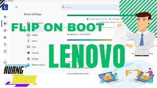 Cara Mematikan Fitur Auto Nyala Saat Layar Dibuka  Flip To Boot  dengan Lenovo Vantage [upl. by Alaek]