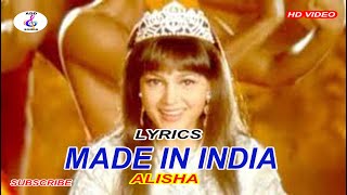 Made in India Title Song Lyrics – Alisha Chinai [upl. by Anaig]