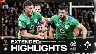 RED CARD DRAMA 😮  EXTENDED HIGHLIGHTS  FRANCE V IRELAND  2024 GUINNESS MENS SIX NATIONS RUGBY [upl. by Eeclehc]