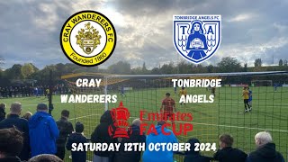 LONG WAIT IS FINALLY OVER  Cray Wanderers 01 Tonbridge Angels 12102024 [upl. by Atteuqcaj500]