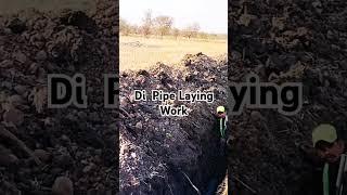 Di Pipe Laying Work  Excavation  Laying  Ductile Iron Pipe  Di  ErHemant Kaushik [upl. by Turoff]