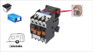 BricoPimPam  15  Tutorial cómo conectar contactor 220V caravana autocaravana o camper 20 Euros [upl. by Mintun78]