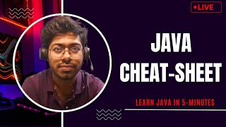 Master Java in 5 Minutes  Java Cheat Sheet  Software Engineer engineering coding dsa btech [upl. by Gersham620]