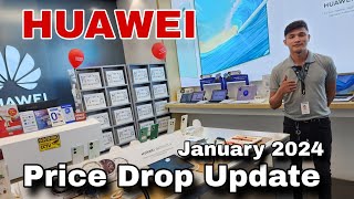 HUAWEI PRICE DROP UPDATE JANUARY 2024  Huawei Nova 11 Series  MatePad Series  P60 Pro [upl. by Gabie523]