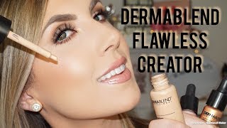 NEW DERMABLEND FLAWLESS CREATOR  FOUNDATION amp HIGHLIGHT REVIEW [upl. by Alaecim193]