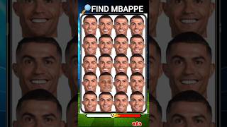 Find Mbappe amp Messi amp J Bellingham football cristianoronaldo shortfeed shorts quiz mbappe [upl. by Ewer]