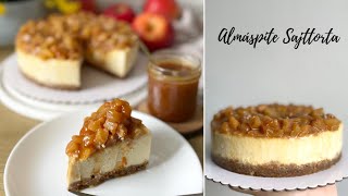 ALMÁSKARAMELLÁS sajttorta 🍎  BebePiskóta [upl. by Susanna896]