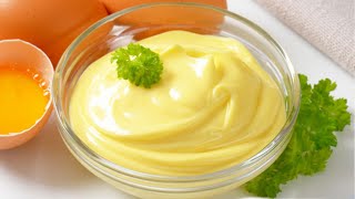 Recette de la mayonnaise maison facile et rapide [upl. by Gnem81]