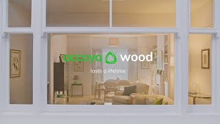 Accoya wood  Lasts a Lifetime  Wooden windows for your family home 30 second version [upl. by Nueoht982]