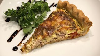 Quiche au thon tomates et moutarde [upl. by Nomead]