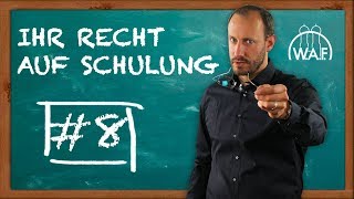 Hat die Schwerbehindertenvertretung SBV ein Recht auf Fortbildung  Betriebsrat Schulungsanspruch [upl. by Kristopher]