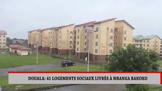 DOUALA  41 LOGEMENTS SOCIAUX LIVRÉS À MBANGA BAKOKO [upl. by Madriene]