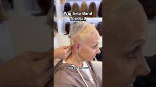 Wig Grip Tutorial on our beautiful client gluelesswiginstall gluelesswigs wigtutorial wigs [upl. by Gardell388]