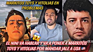 MARKITOS TOYS Y VITOLIAS ESTAN EN PROBLEMAS EL NINI VA HABLAR Y LOS VA PONER  LOS TOYS [upl. by Ahkeber]