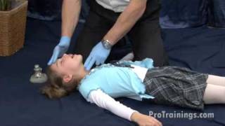 Unconscious Child Choking [upl. by Sudbury]