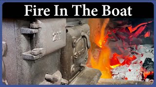 Fire In The Boat Installing the Stove  Episode 288  Acorn to Arabella Journey of a Wooden Boat [upl. by Larianna]