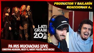 Christina Ag Becky G Nicki N Nathy P – Pa Mis Muchachas  So Latin Grammy 2021 🌟 REACCIÓN 🌟 [upl. by Wightman706]