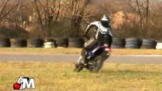 Test Zanella ZTT 200 Motard [upl. by Yelkao]