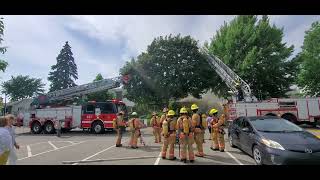 House Fire in Kirkland Quebec June 25th 2024 [upl. by Parish480]