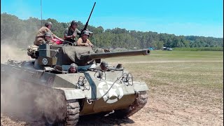 Riding in a WWII M18 Hellcat Tank Destroyer [upl. by Adnuhsat]