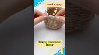 Mini flowers vases diy hobbydiy tutorial hobikreatif hobbycraft craft diycrafts [upl. by Hallette]