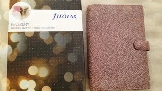 Unboxing My Finsbury Filofax [upl. by Carrnan]