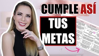 ¡CUMPLE YA TUS METAS CON ESTE MÉTODO ¡FUNCIONA [upl. by Averil]