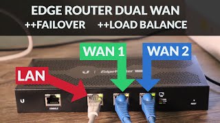 Ultimate Dual WAN Setup Guide for Ubiquiti EdgeRouter  Load Balancing amp Failover Tutorial [upl. by Drofdarb]