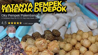 WALAUPUN GAK MURAH TETEP RAME INI PEMPEK TERENAK DI DEPOK [upl. by Ahsiki]