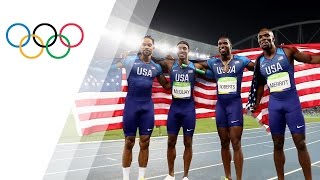 USA relay team wins 4X400 gold [upl. by Edora]