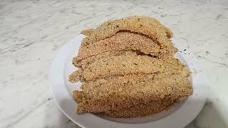 Simple and quick breaded fish fillet [upl. by Drawets]