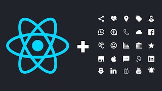 The best way to use icons in React with React Icons [upl. by Rairb]