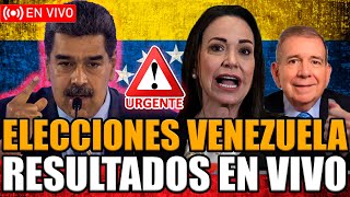 🔴ELECCIONES EN VENEZUELA EN VIVO RESULTADOS ¡ESCÁNDALO MUNDIAL MADURO quotGANADORquot  BREAK POINT [upl. by Yancy]