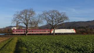 Bahnstrecke 🚇 Bickenbach  Bergstraße 📹 30112024 [upl. by Ileane]