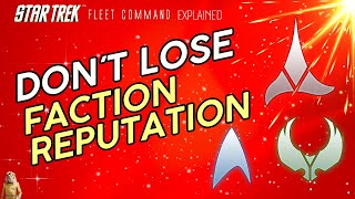 How not to loose Faction reputation  How to play Star Trek Fleet Command  Outside Views STFC [upl. by Fayette403]