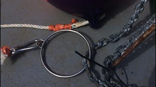 How To Set Up amp Use A Lazy Line With An Alderney Ring To Haul Anchor While Fishing Alone At Sea [upl. by Pierette]