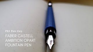 Faber Castell Ambition OpArt Fountain Pen Review [upl. by Aniweta]